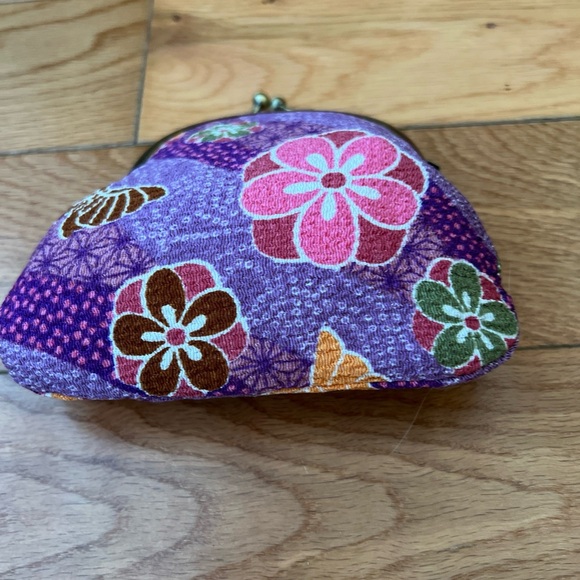 From Japan Multicolor Floral Coin Purse - Picture 5 of 8